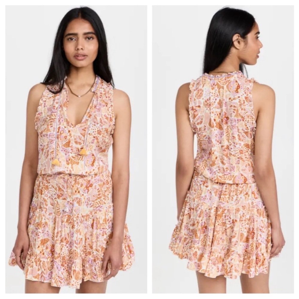 Poupette St. Barth Clara Shell Printed Mini Dress